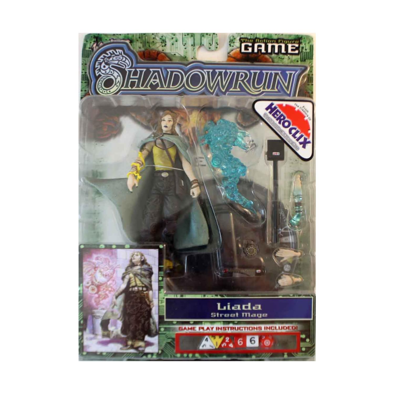 Shadowrun Duels Action Figure Game - Series 1 Liada Case 送料無料