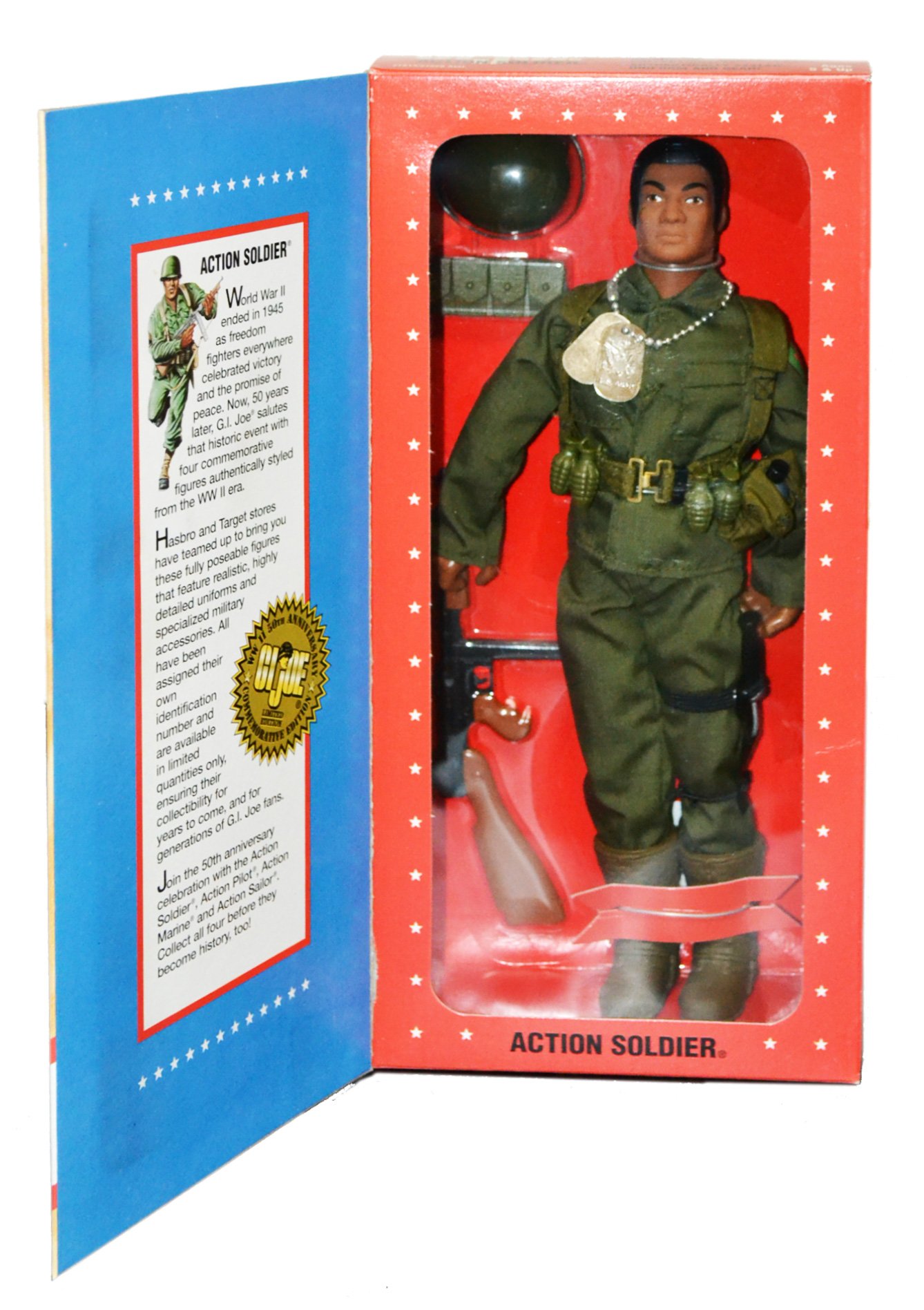 ハズブロ GI Joe Action Soldier 12 African American Action Figure 送料無料