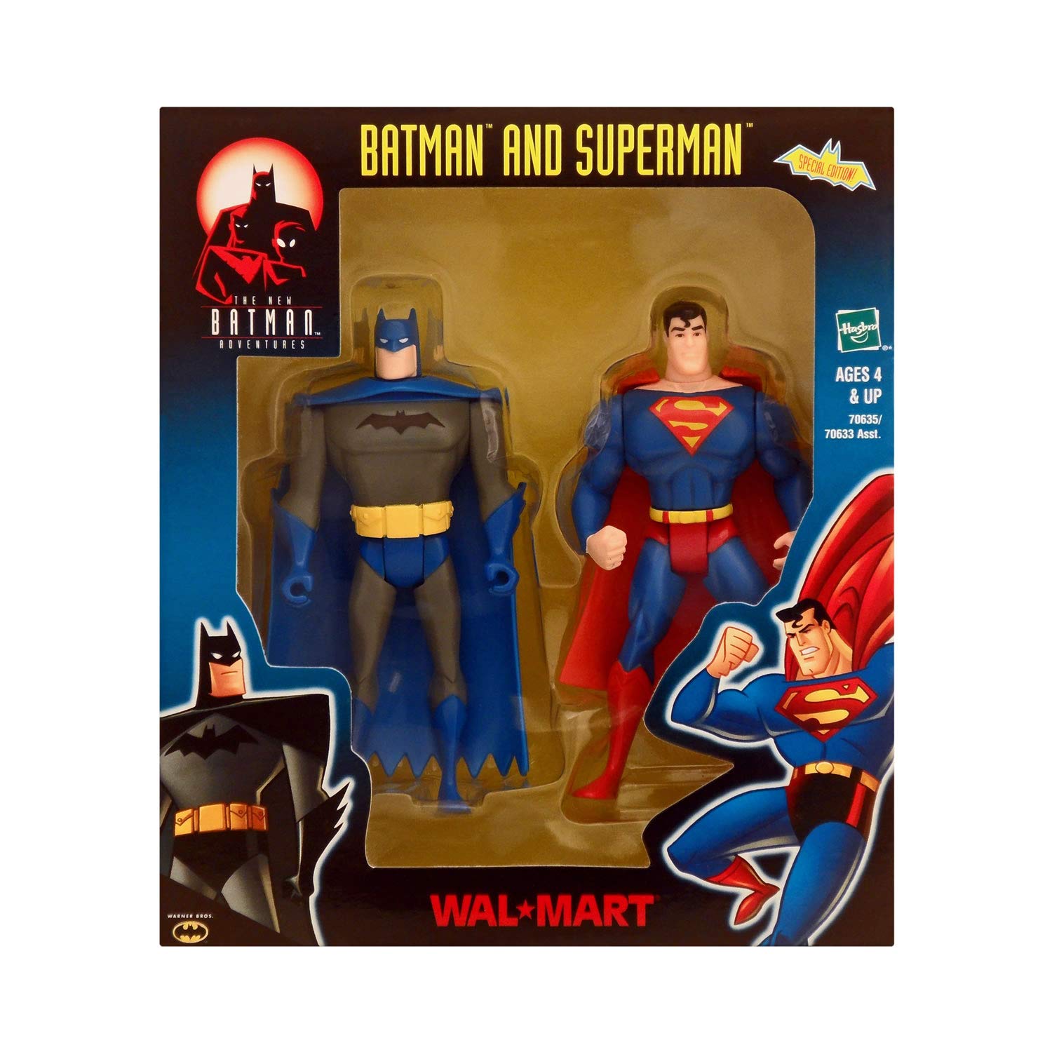 ハズブロ Hasbro The New Batman Adventure Animated Series BATMAN SUPERMAN 5 Action Figures 2001 送料無料