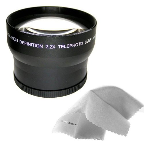 タムロン Casio Exilim Pro EX-F1 2.2X High Definition Telephoto Lens 62mm Made by Optics Nwv Direct Micro Fiber Cleani
