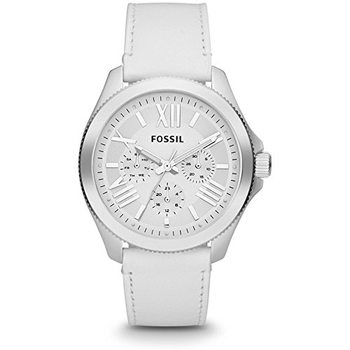 フォッシル FOSSIL Cecile Multifunction Leather Watch - White 送料無料