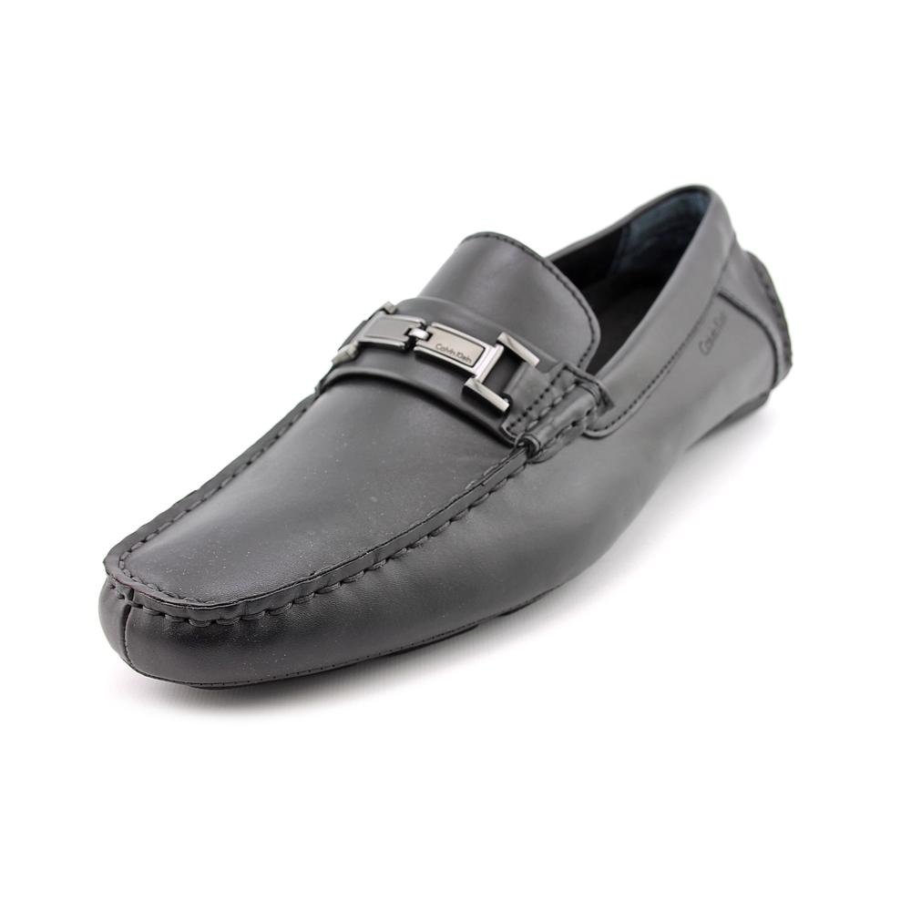 カルバンクライン Calvin Klein Mens Magnus Slip-On LoaferBlack11 M US 送料無料