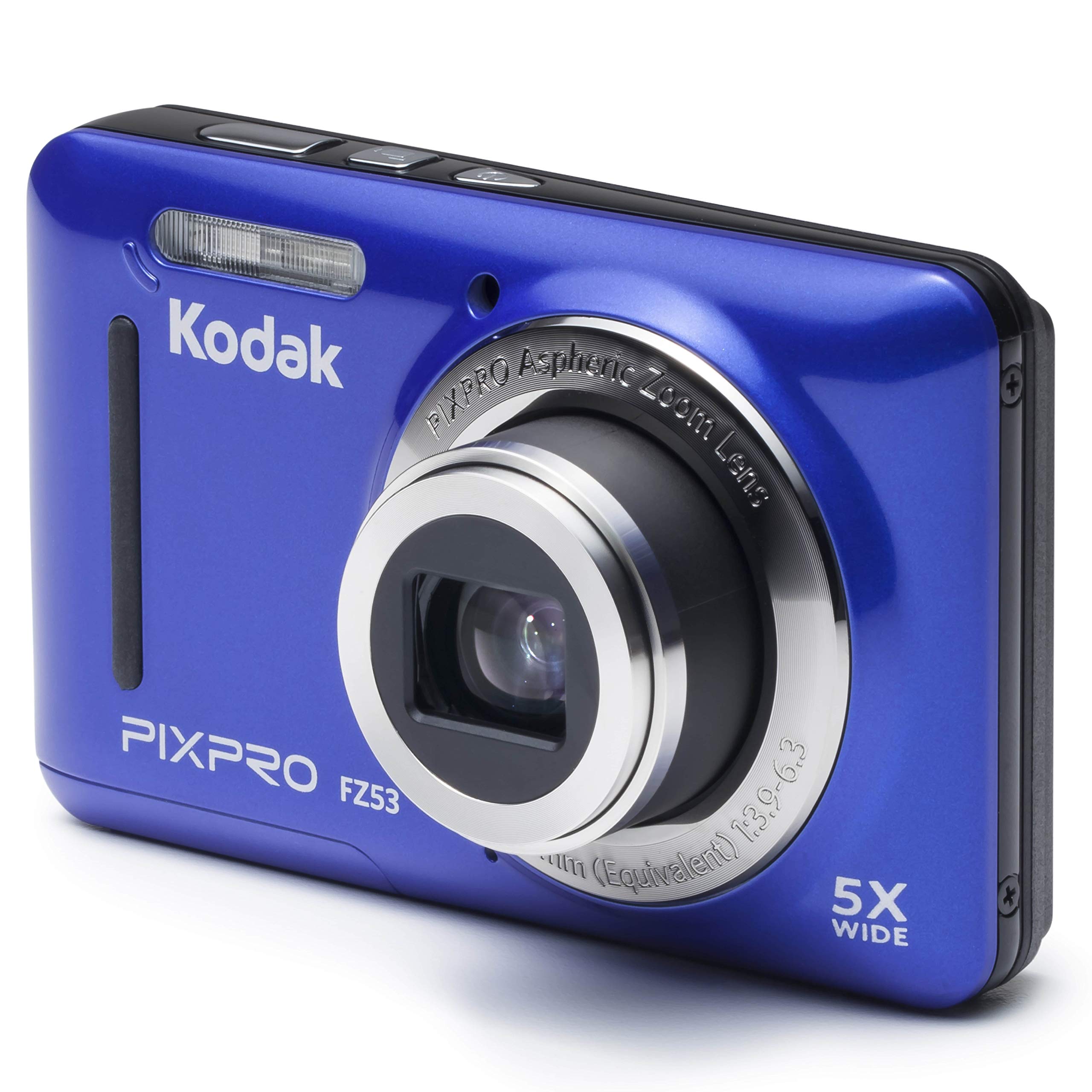 コダック Kodak FZ53-BL Point and Shoot Digital Camera with 2.7 LCD Blue by Kodak 送料無料