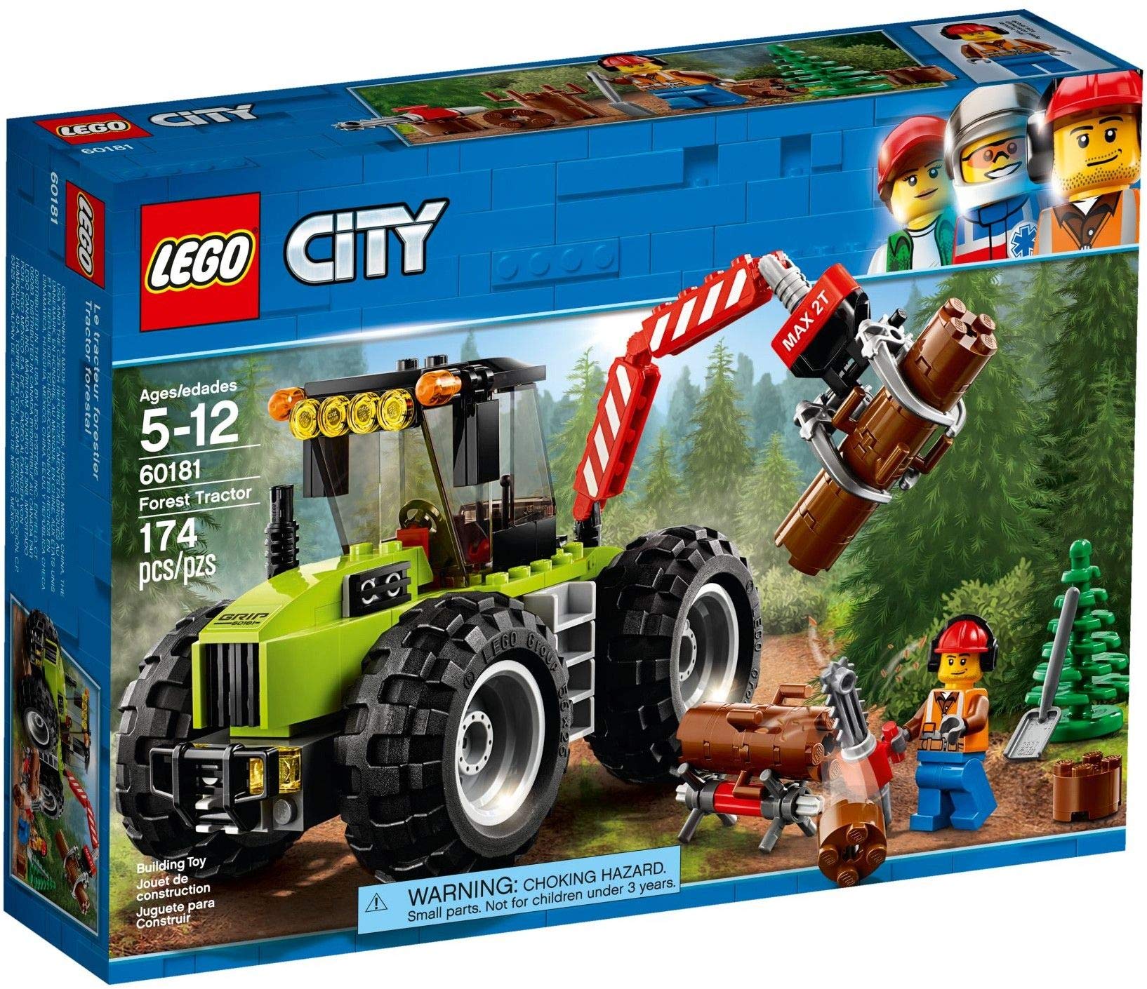 レゴ レゴLEGO シティ 森のパワフルトラクター 60181 ブロック おもちゃ 男の子 車 送料無料