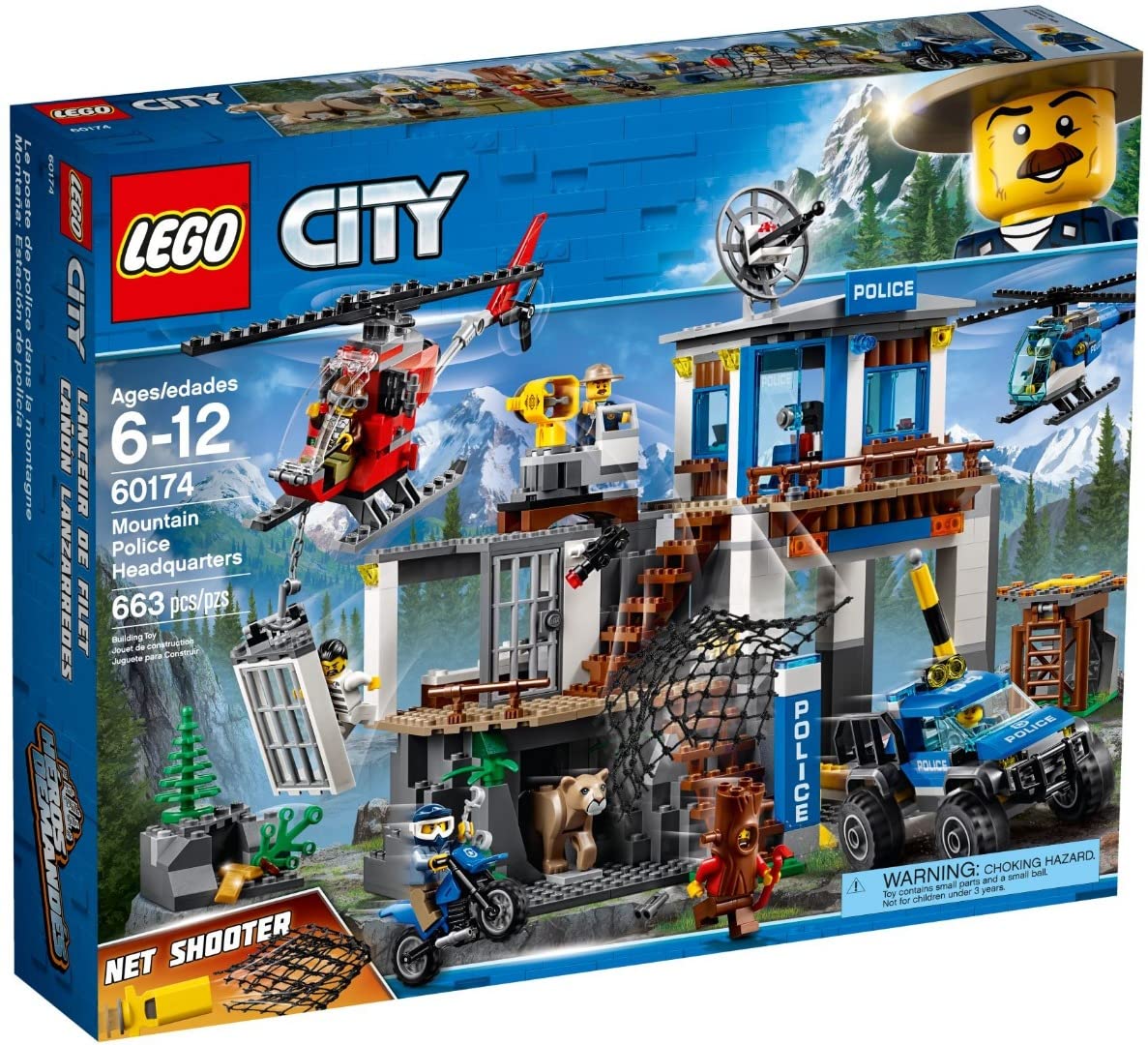 レゴ レゴLEGO シティ 山のポリス指令基地 60174 ブロック おもちゃ 送料無料