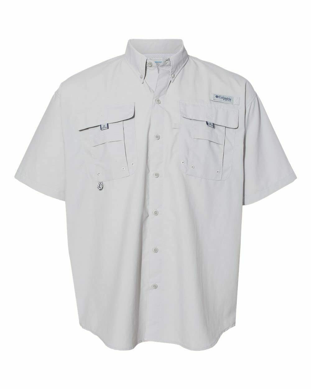 コロンビア Columbia Mens Bahama II UPF 30 Short Sleeve PFG Fishing Shirt Cool Grey - Legacy Medium 送料無料