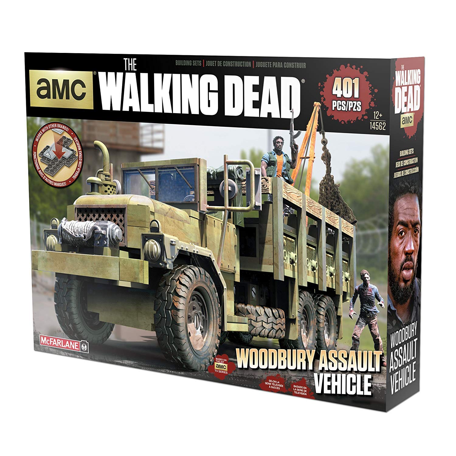 McFarlane Toys The Walking Dead Woodbury Assault Vehicle Building Set 送料無料