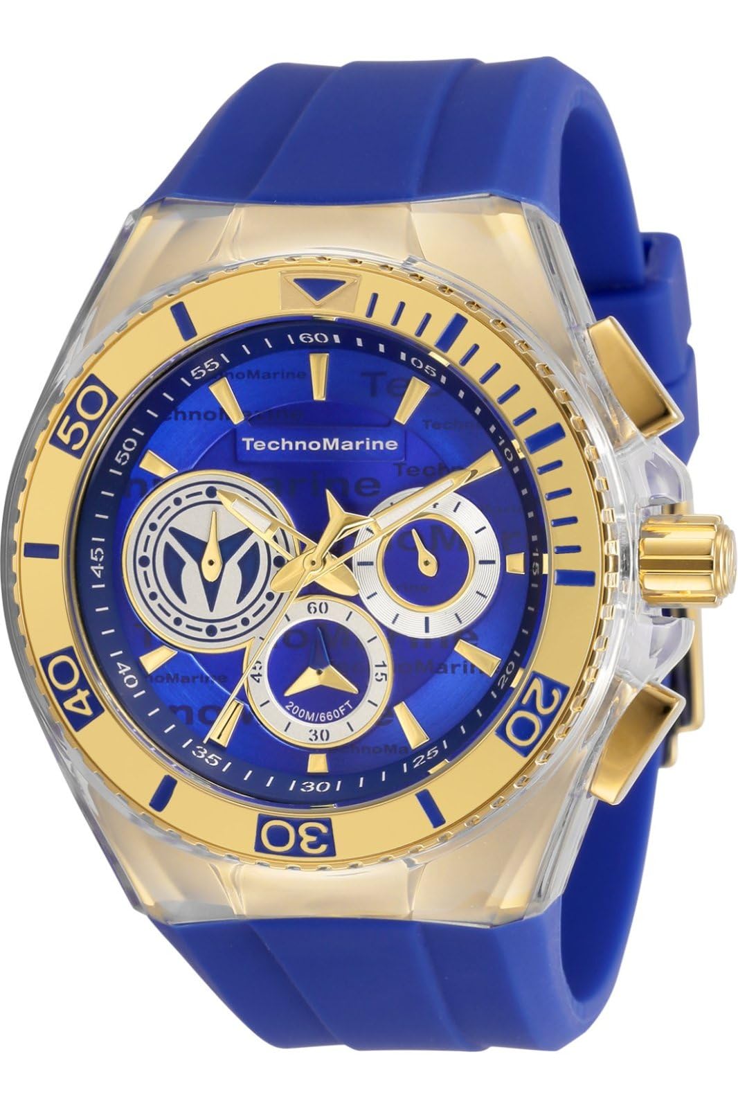 テクノマリーン Technomarine Mens Cruise California Quartz Watch Blue TM-118125 送料無料