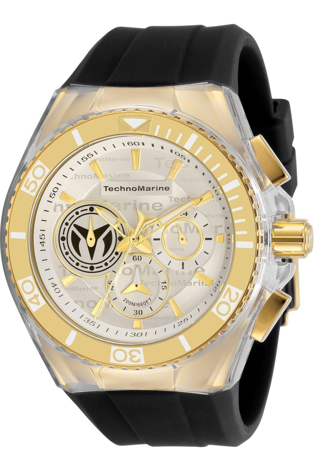 テクノマリーン Technomarine Mens Cruise California Quartz Watch Black TM-118128 送料無料