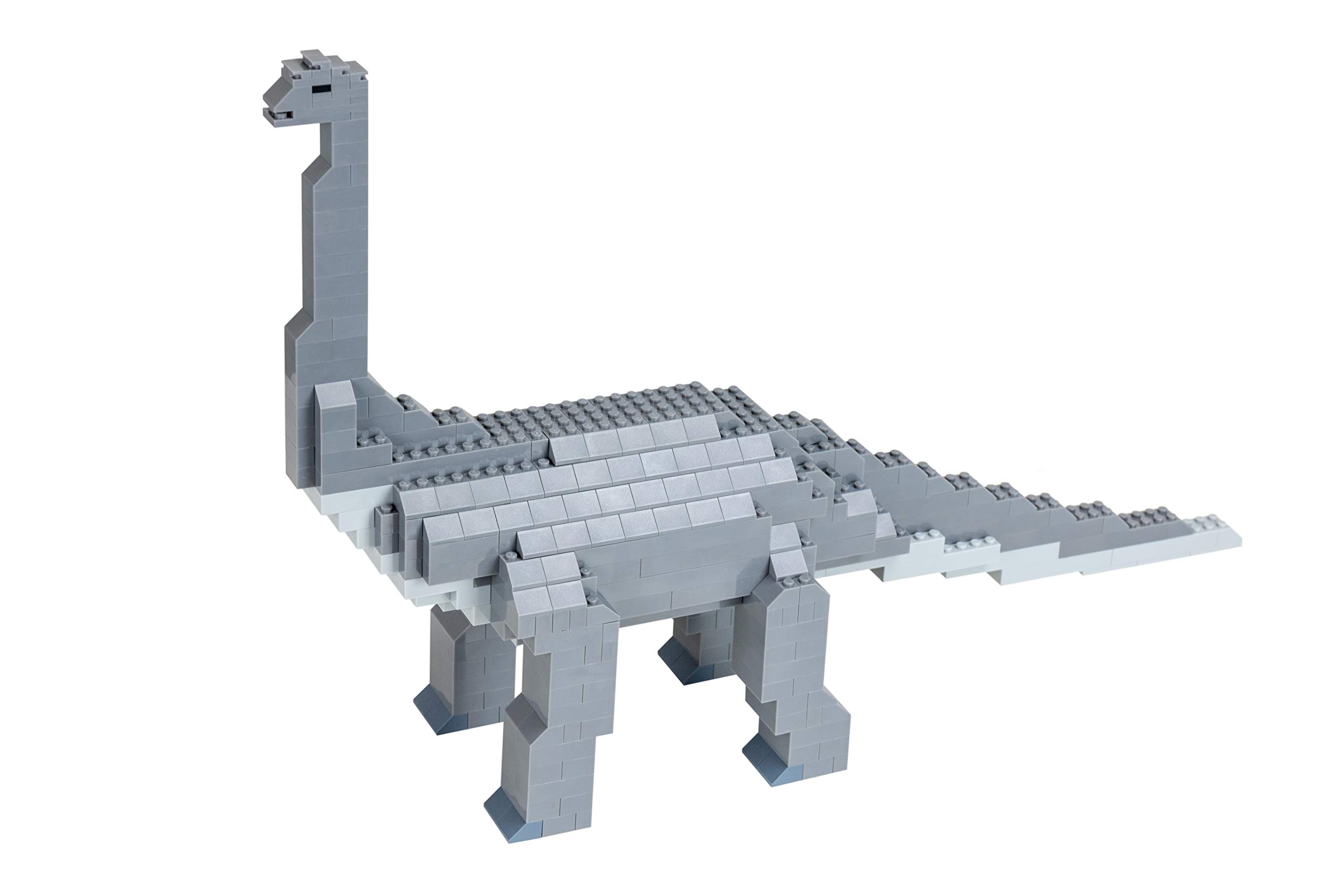 Strictly Briks - Brontosaurus Classic Briks Dinosaur Building Set - 467 Piece Toy - 100 Compatible with All Major Building B