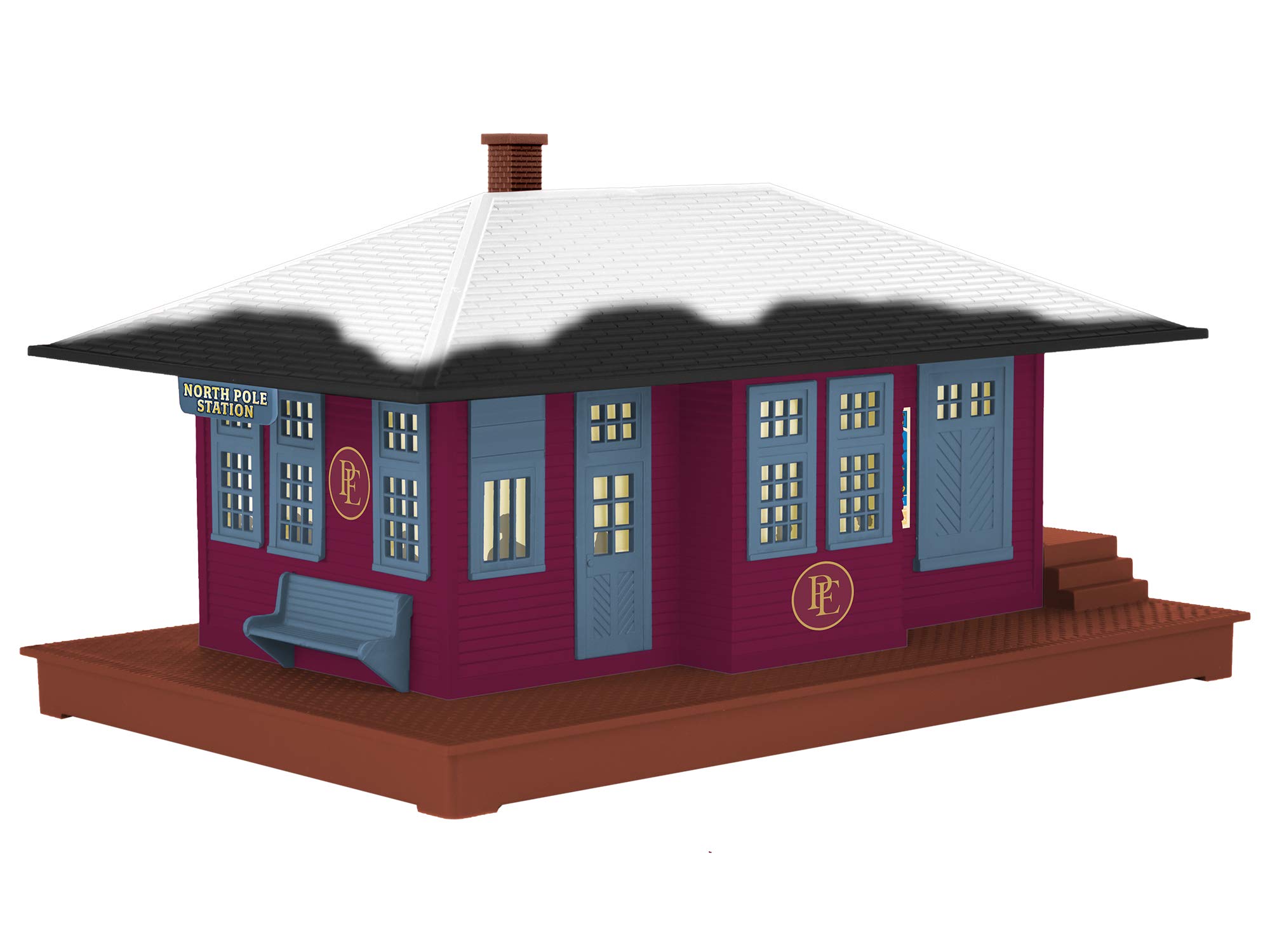 Lionel The Polar Express Electric O Gauge Model Train Accessories Passenger Station 送料無料