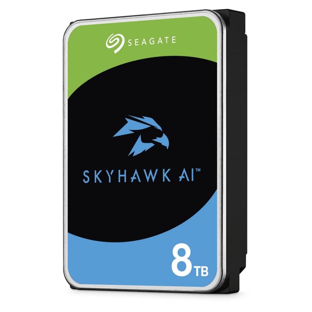 シーゲイト Seagate Skyhawk AI 8TB Video Internal Hard Drive HDD 3.5 Inch SATA 6Gbs 256MB Cache for DVR NVR Security