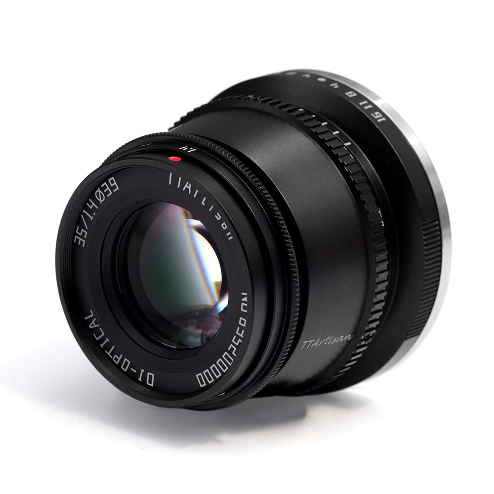 TTArtisan 35mm F1.4 APS-C Manual Focus Lens for Leica L Mount Camera Accessory Compatible Like Leica T Leica TL Leica TL2 Lei