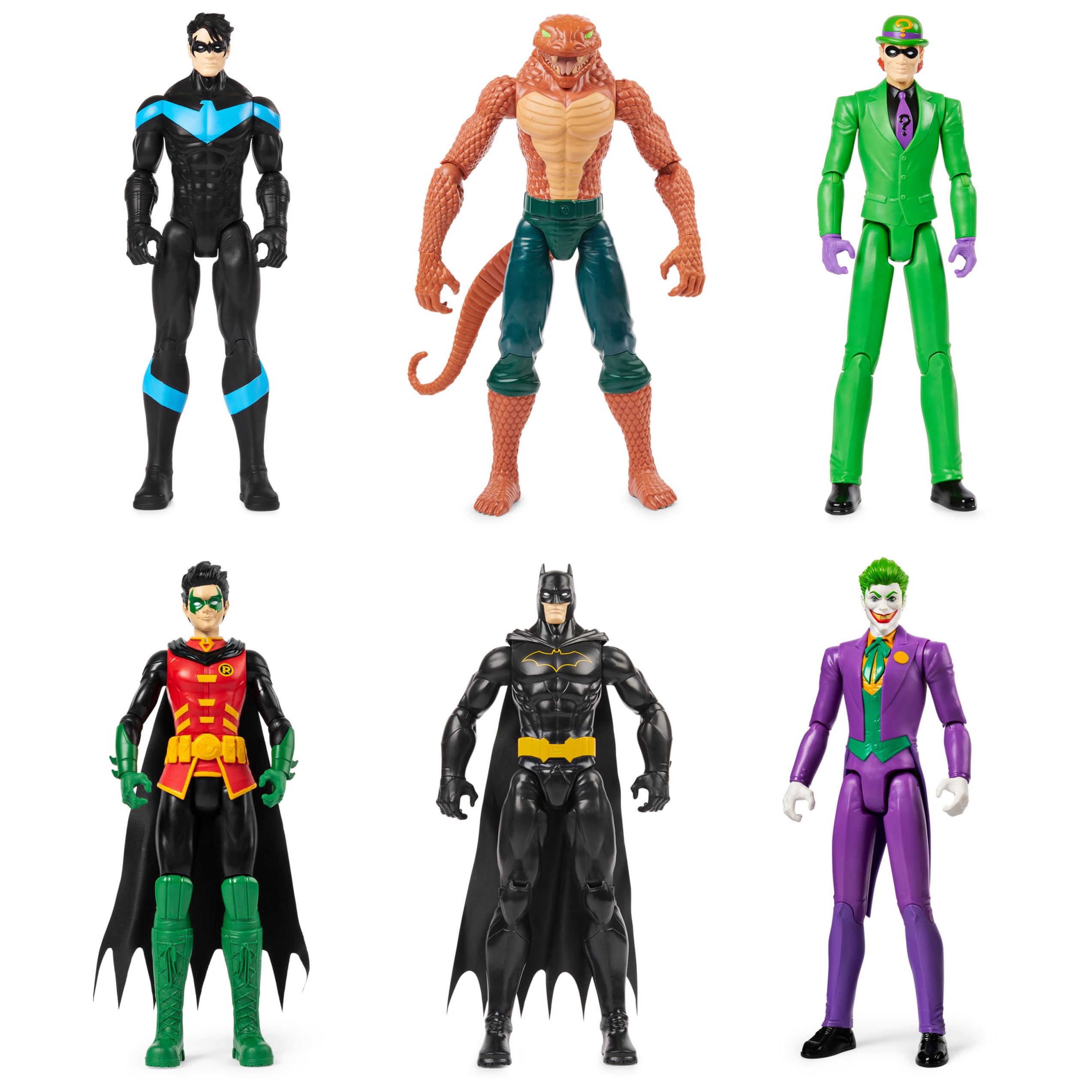 コトブキヤ DC Comics Batman 6-Pack Batman Robin Nightwing The Joker The Riddler Copperhead 12-inch Action Figu