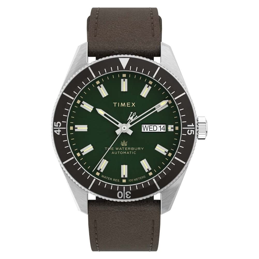 タイメックス Timex Mens Waterbury Dive Automatic 40mm TW2V24700ZV Watch 送料無料