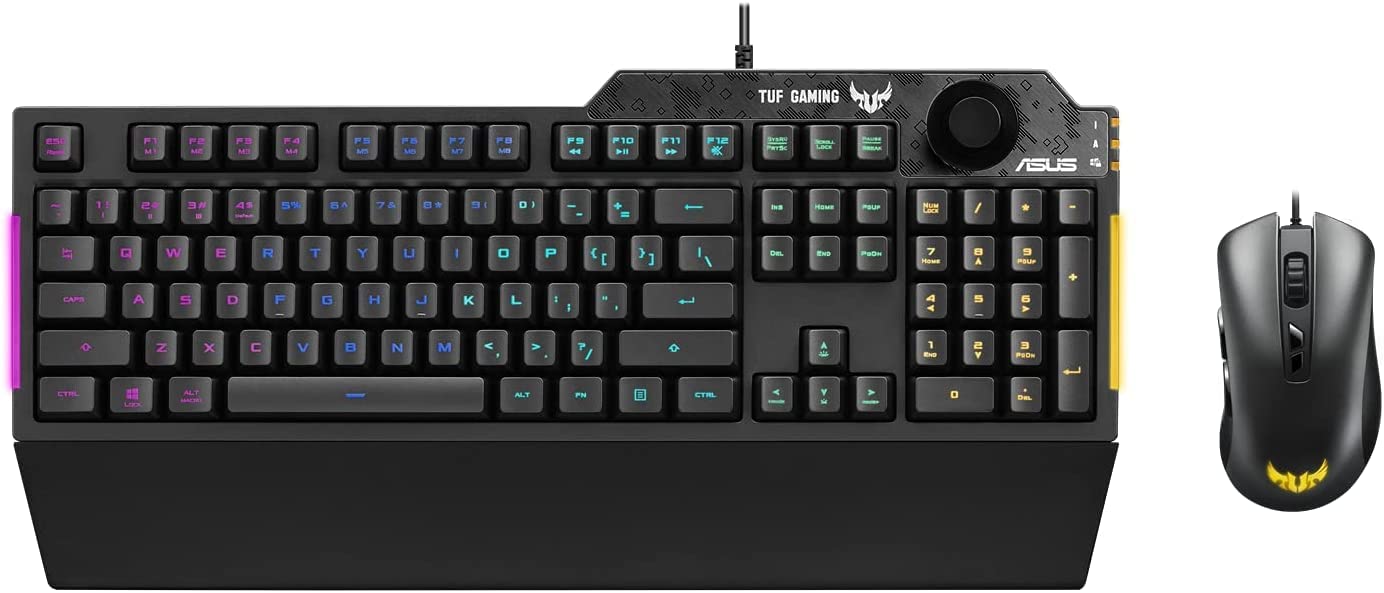 ASUS TUF Gaming Combo K1 M3 Mouse Keyboard Set Gaming Wired French Layout Black 90MP02A0-BCFA00 送料無料
