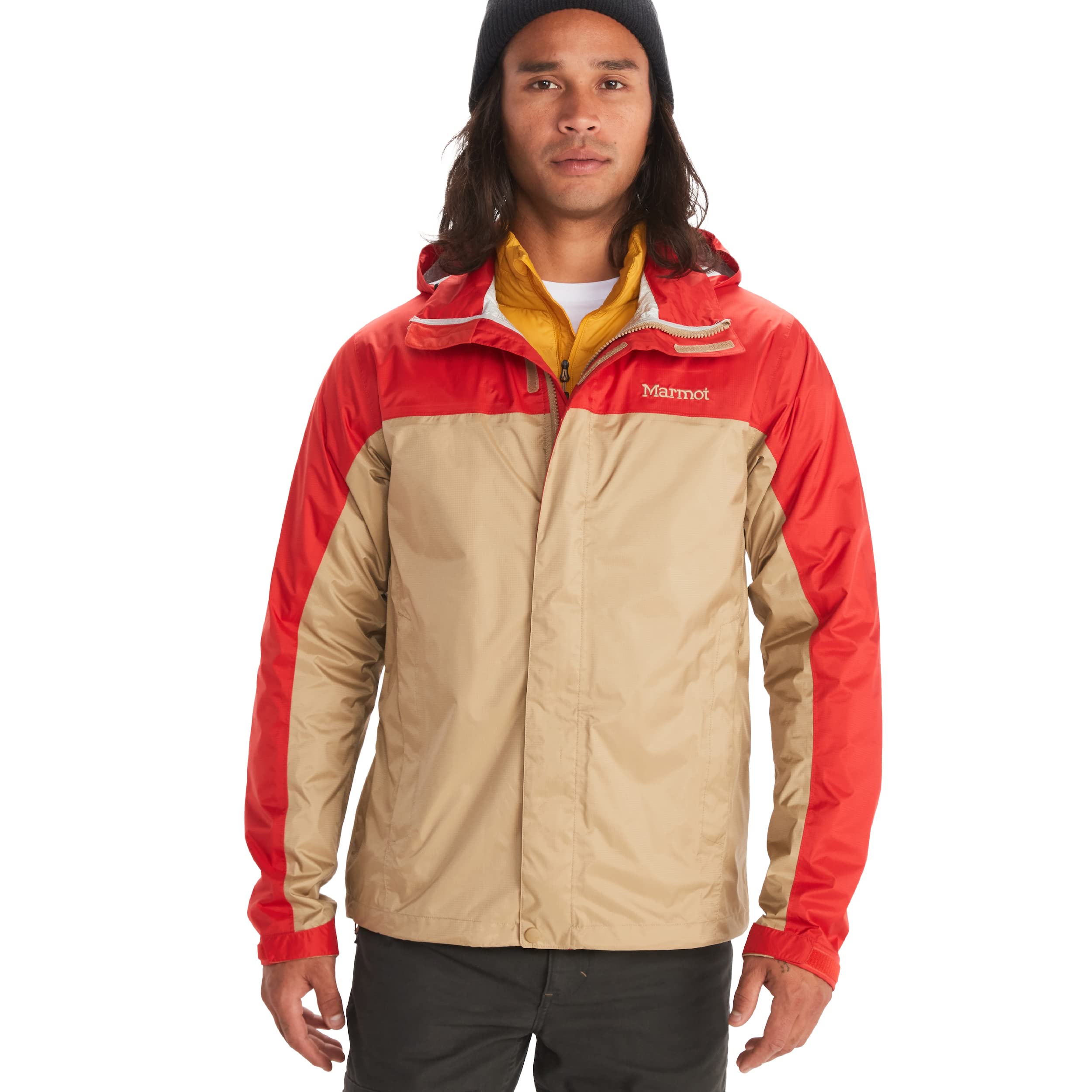 マーモット MARMOT Mens Precip Eco Jacket Lightweight Waterproof Jacket for Men Ideal for Hiking Jogging and Campi
