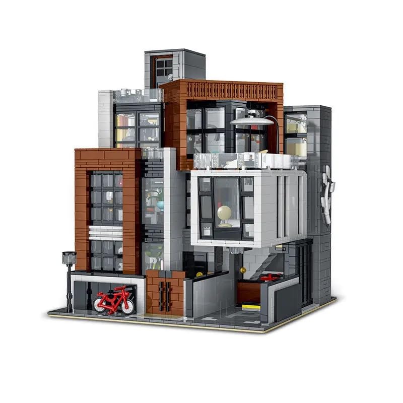 General Jims Modern Cubist Villa Modular City Building Blocks MOC Bricks Set Compatible with Lego City Sets and Other Majo