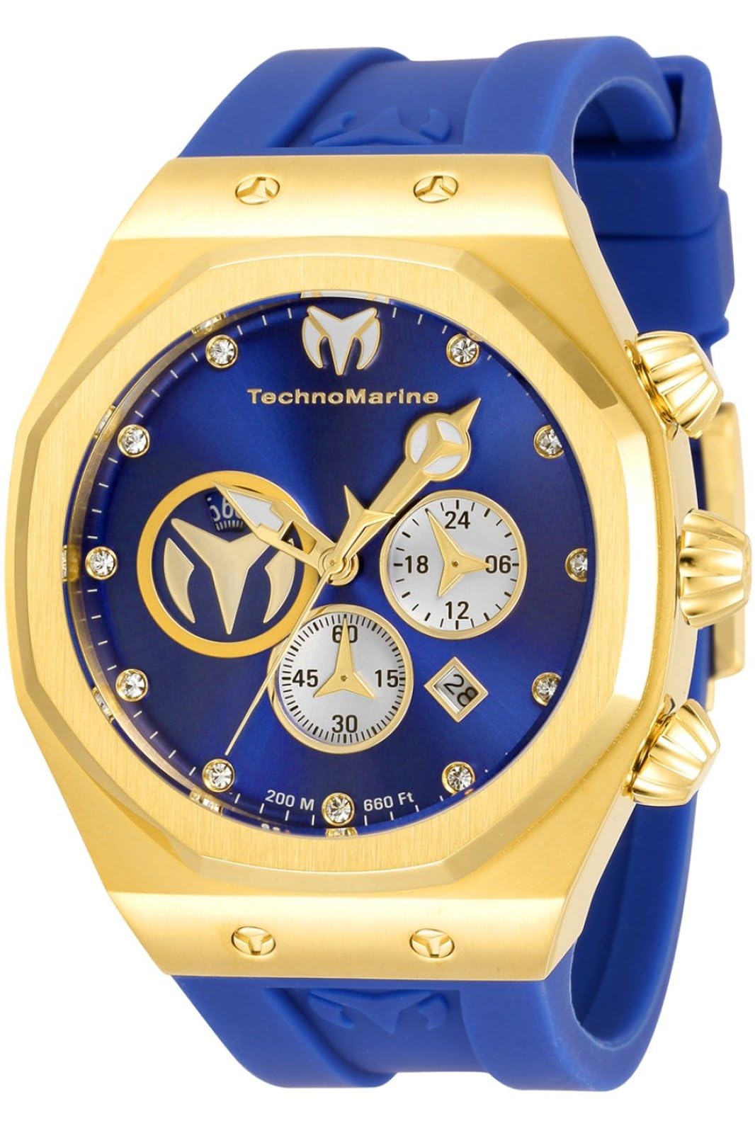 テクノマリーン Technomarine Mens Reef Sun TM-520003 Quartz Watch 送料無料