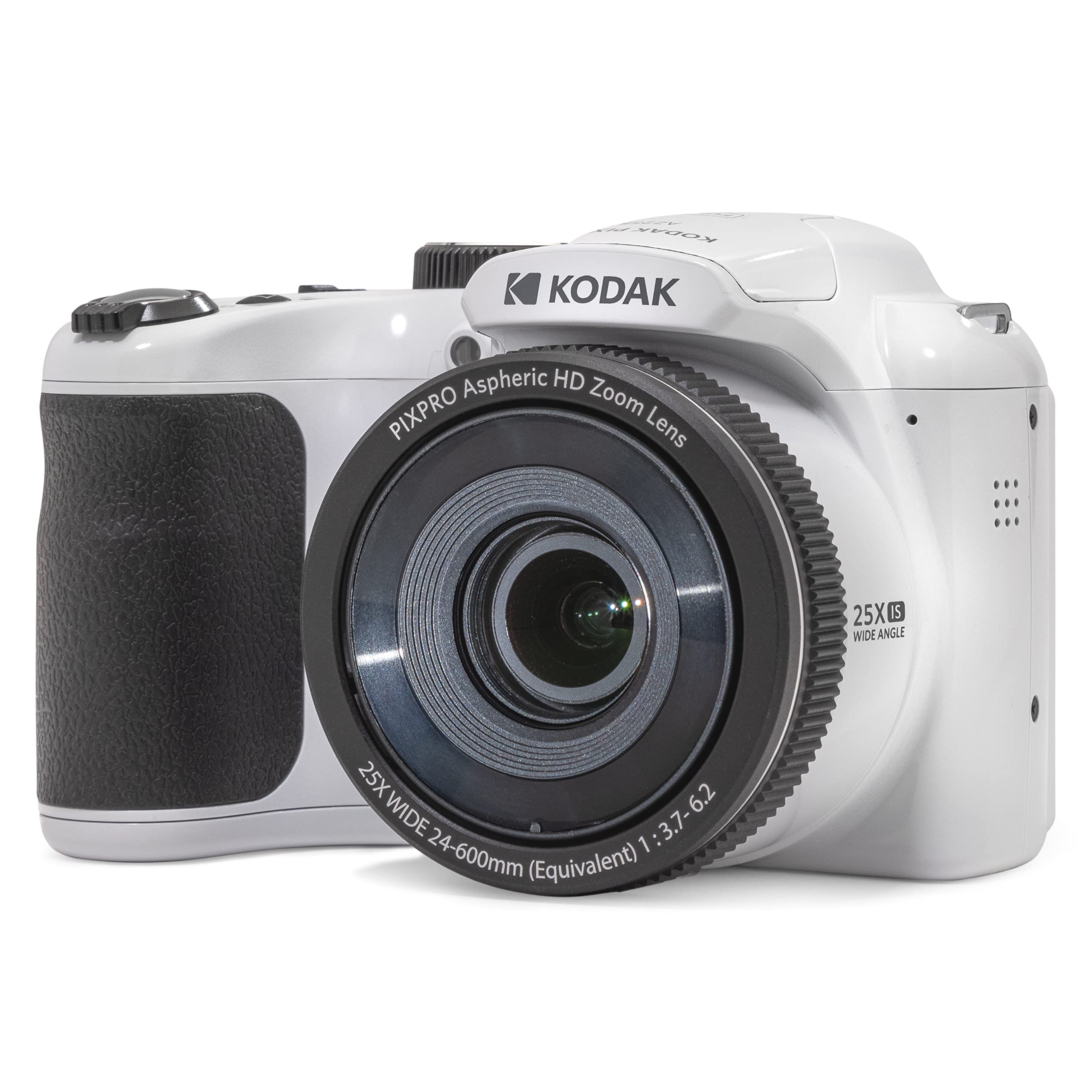 コダック KODAK PIXPRO AZ255-WH 16MP Digital Camera 25X Optical Zoom 24mm Wide Angle Lens Optical Image Stabilization 1080
