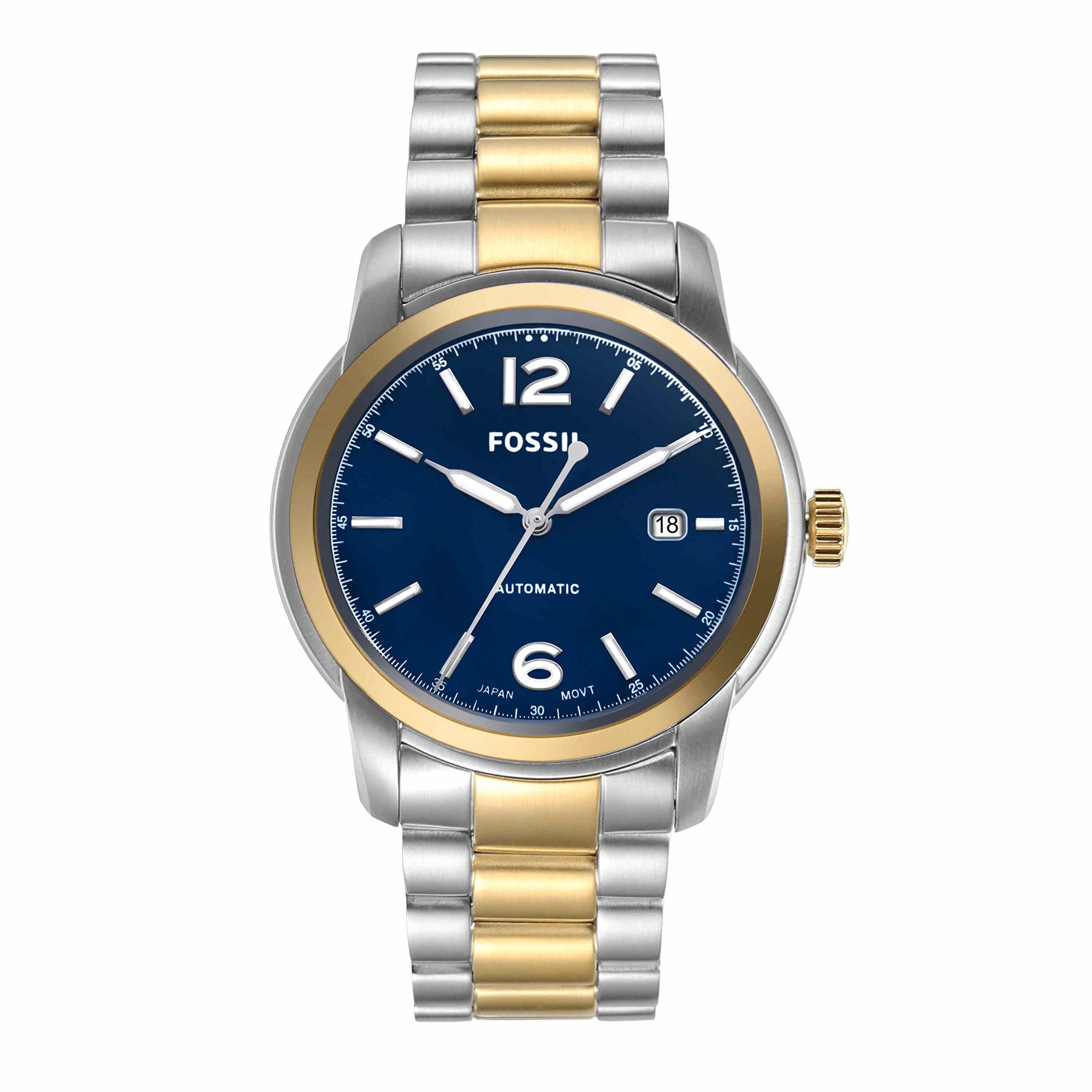 フォッシル Fossil Heritage Automatic Blue Dial Unisex Watch ME3230 送料無料