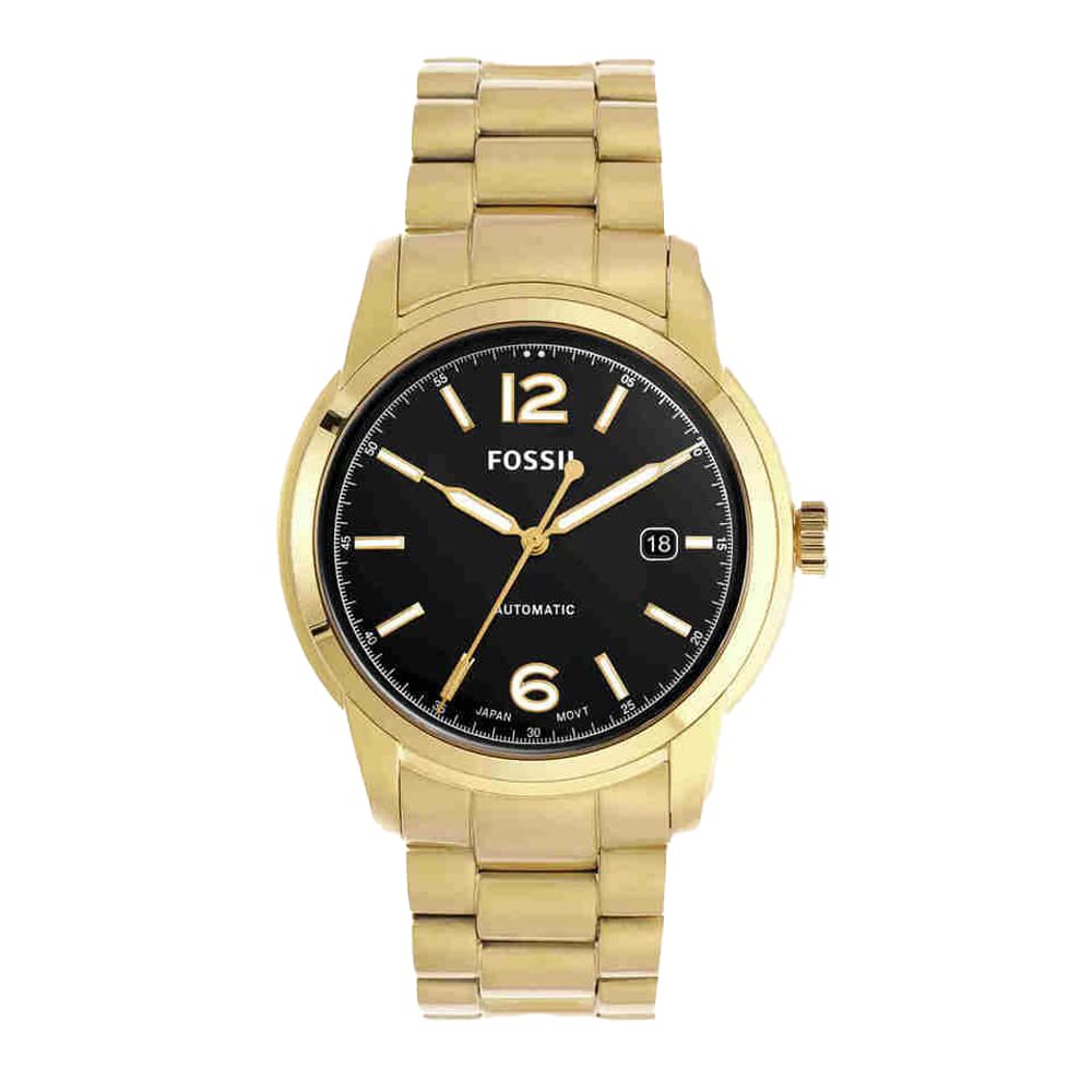 フォッシル Fossil Heritage Automatic Black Dial Unisex Watch ME3232 送料無料