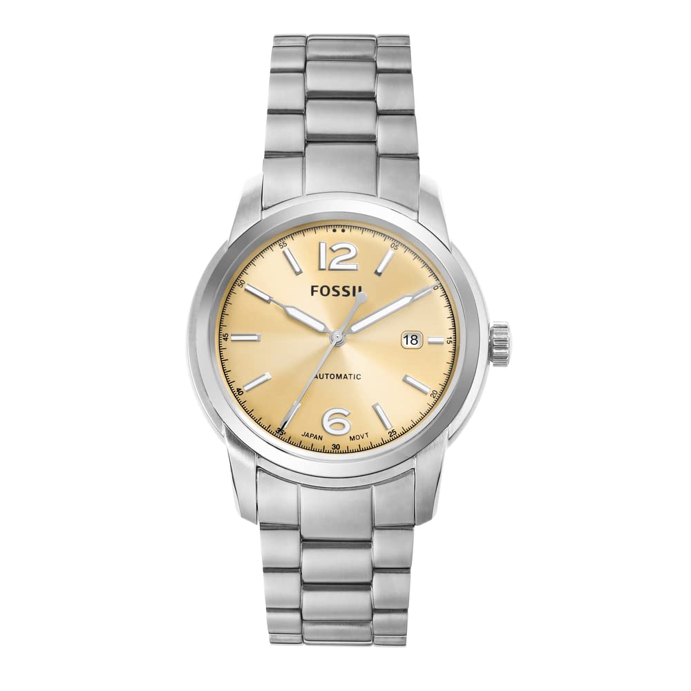 フォッシル Fossil Heritage Automatic Gold Dial Unisex Watch ME3231 送料無料