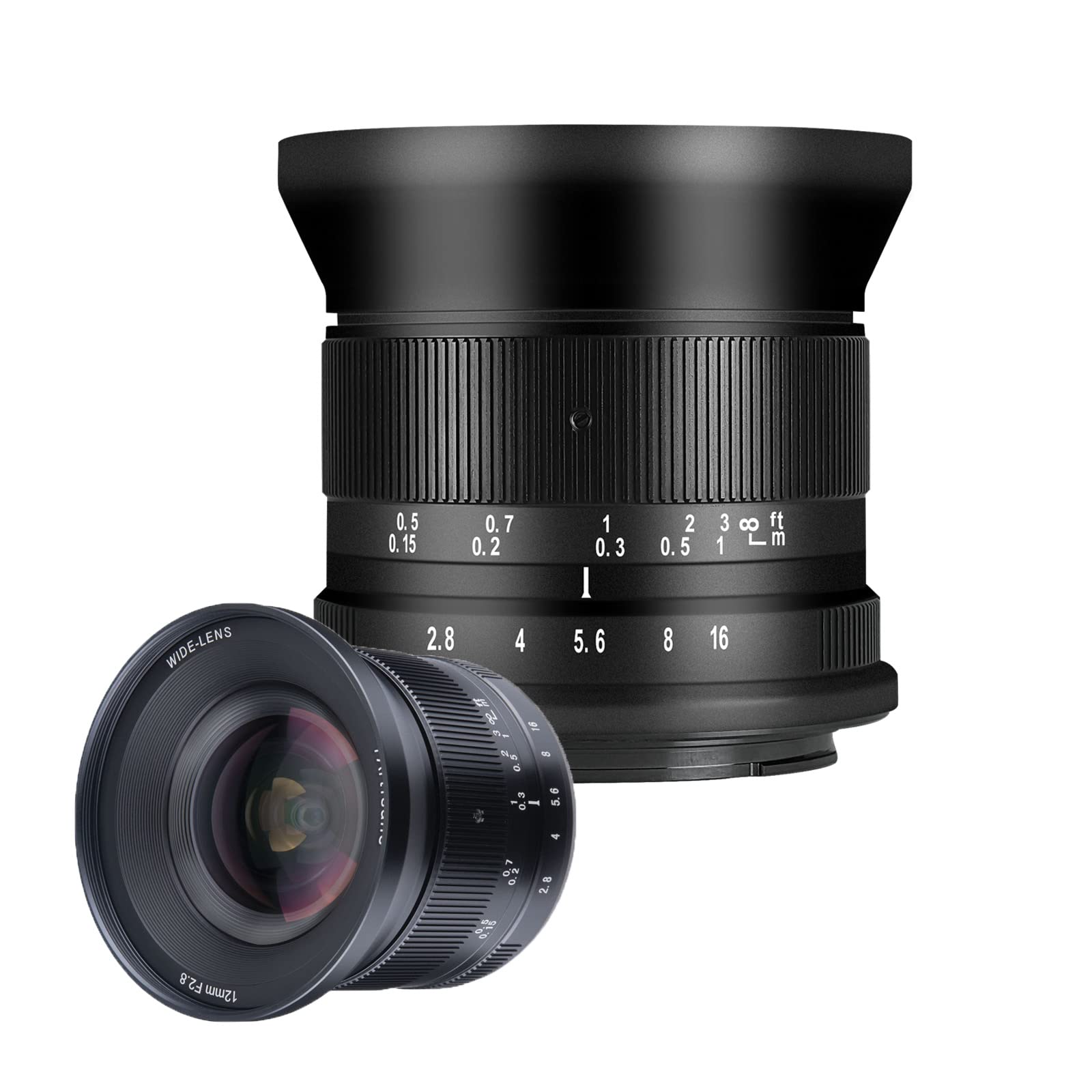 7artisans 12MM F2.8 Mark II Lens APS-C Lens Manual Focus Prime Lens Ultra Wide Angle for SLR for Nikon-Z Mount 送料無