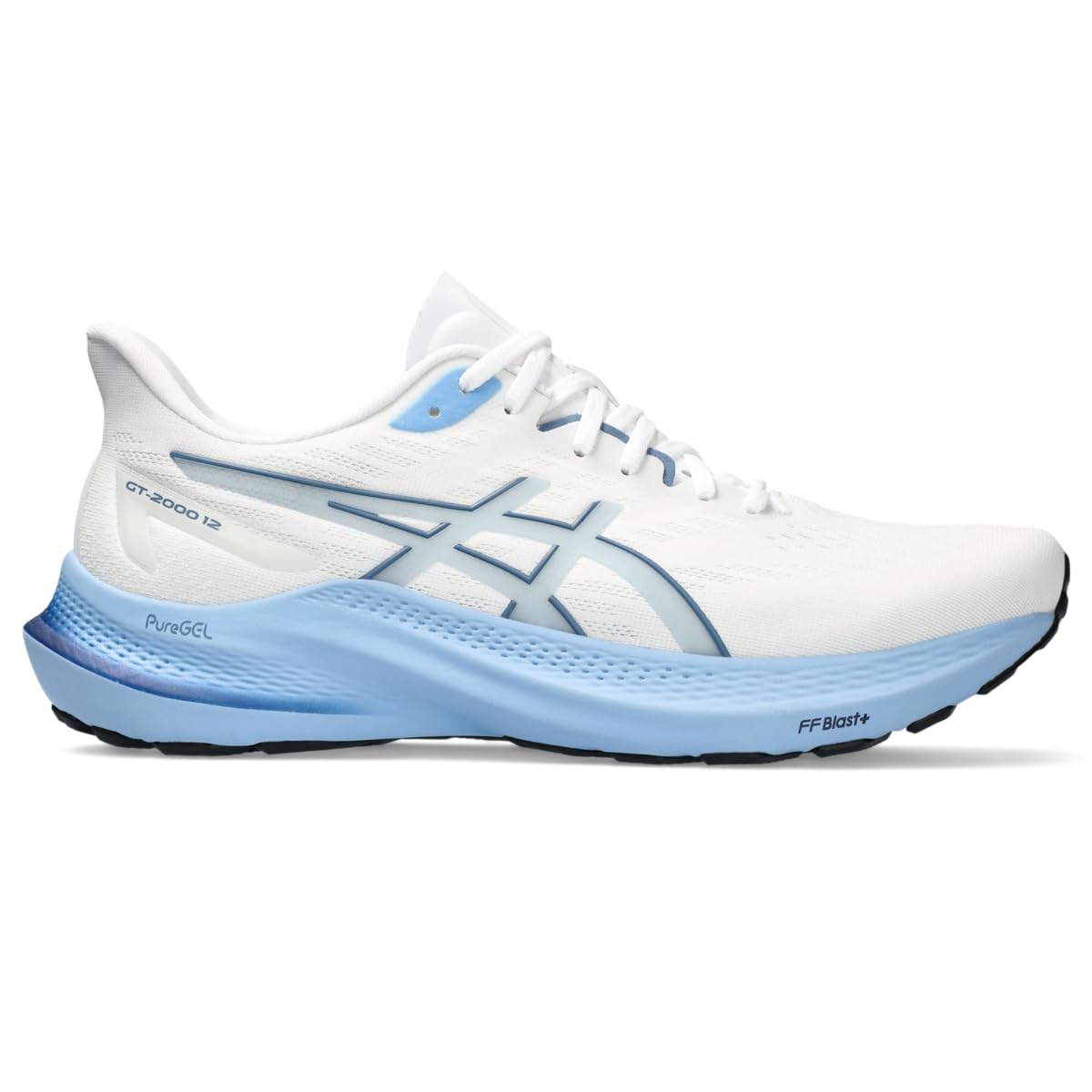 アシックス ASICS Mens GT-2000 12 Running Shoes 12 WhiteStorm Blue 送料無料