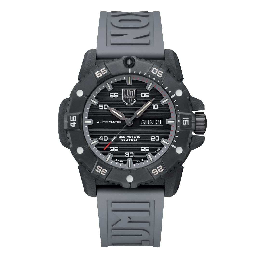 ルミノックス Luminox XS.3862 Mens Master Carbon Seal Grey Rubber Strap Watch 送料無料