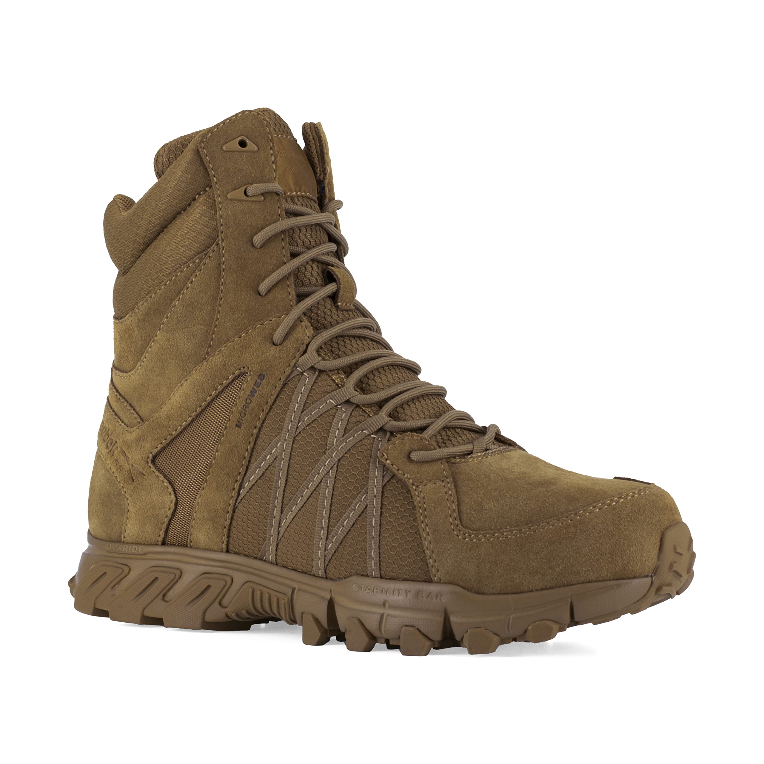 リーボック Reebok Work Mens RB3462 8 Tactical Boot with Side Zipper Coyote Military 10.5 送料無料