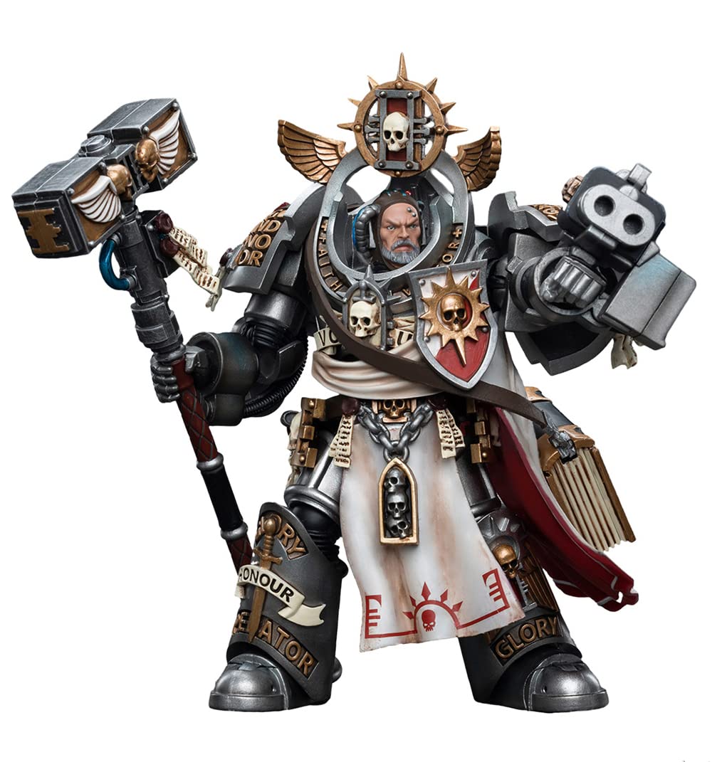 HiPlay JoyToy Warhammer 40K Officially Licensed 118 Scale Science-Fiction Action Figures Full Set Series-Grey Knights Gra