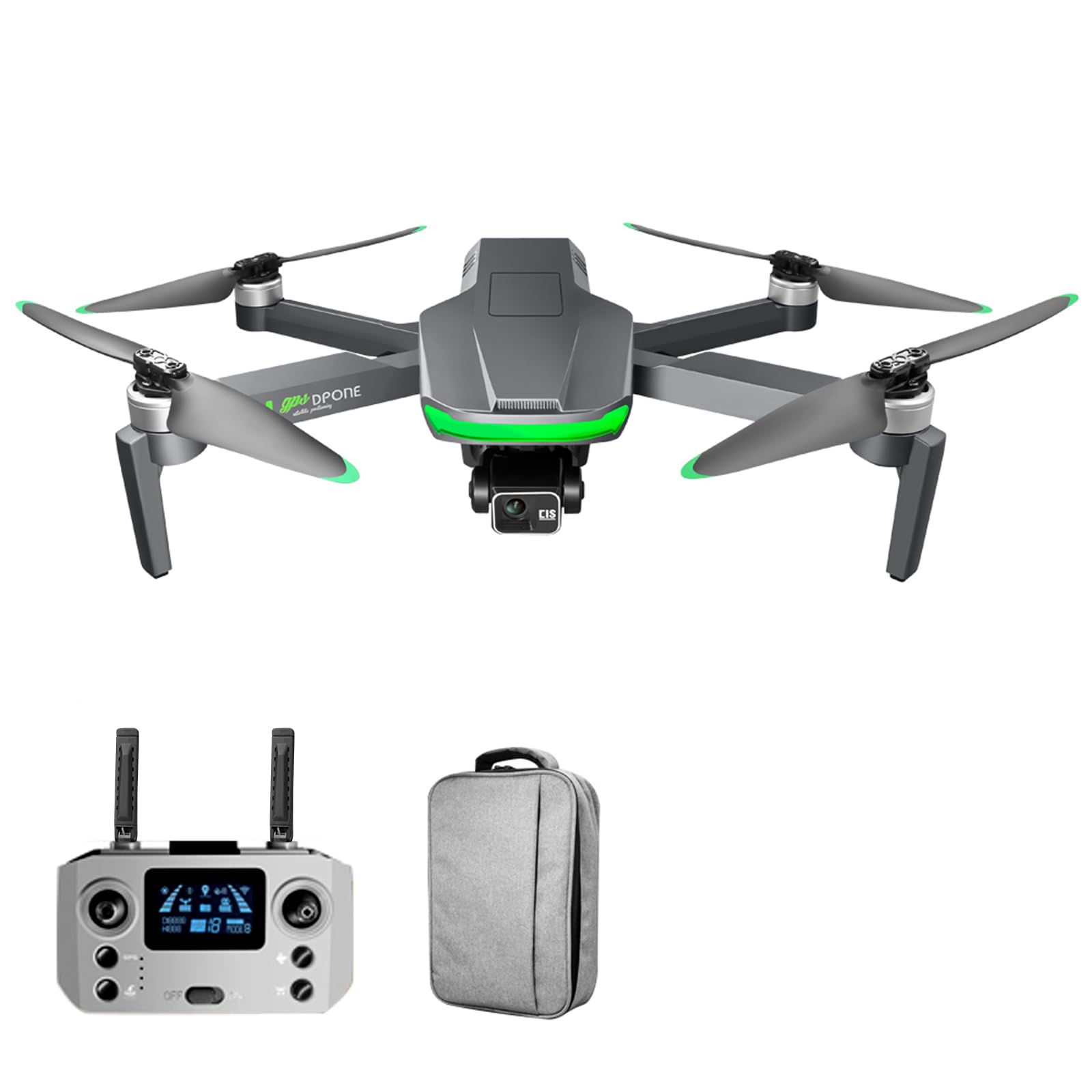 GoolRC Foldable GPS Drone with Dual 2.7K Camera Brushless Motor Optical Flow Hovering Gesture Photography Headless Mode