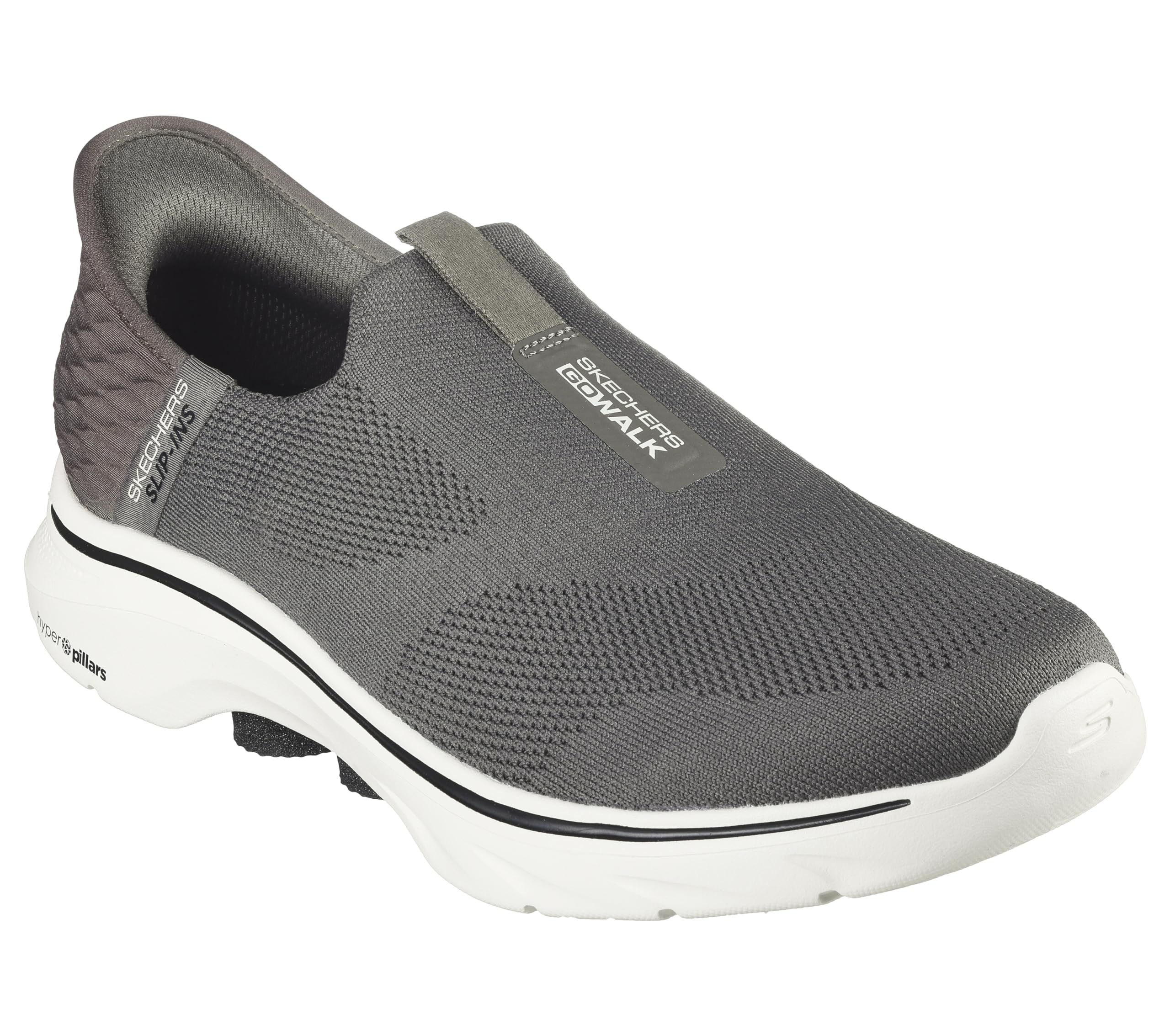 スケッチャーズ Skechers Mens Go Walk 7-Easy On 2 Sneaker Brown 10 Wide 送料無料