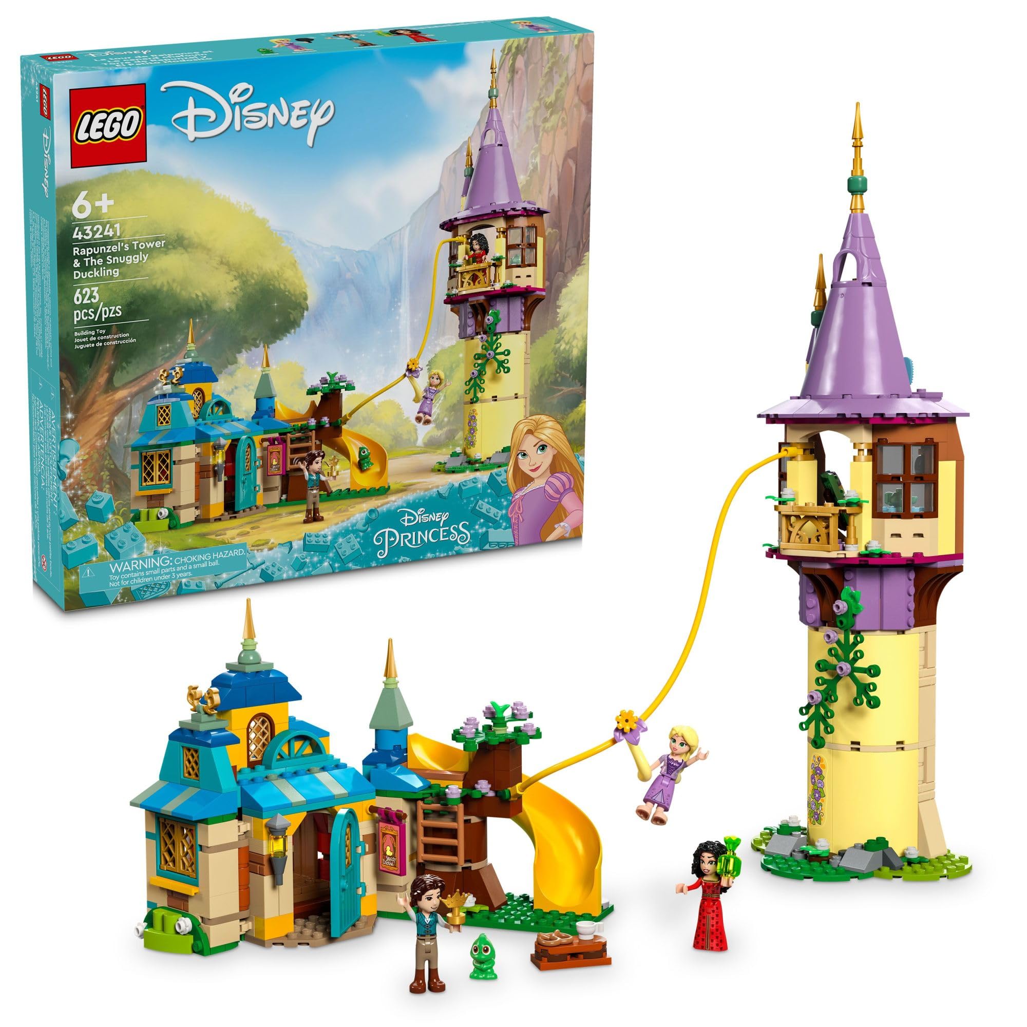レゴ LEGO ディズニー プリンセス ラプンツェルの塔 スナグリー アヒルの子もつれた組み立