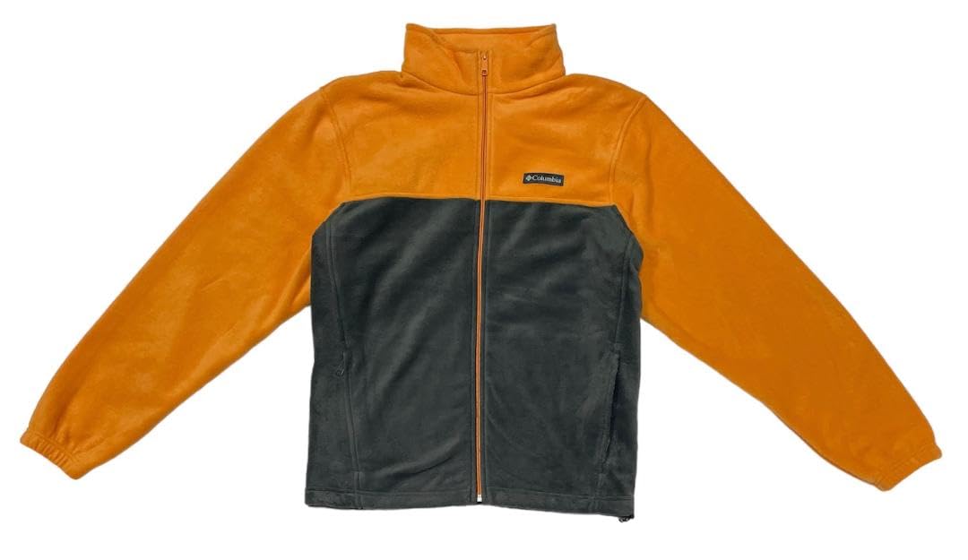 コロンビア Columbia Mens Granite Mountain Full Zip Fleece Jacket US Alpha XX-Large Regular Regular Tangerinegrey