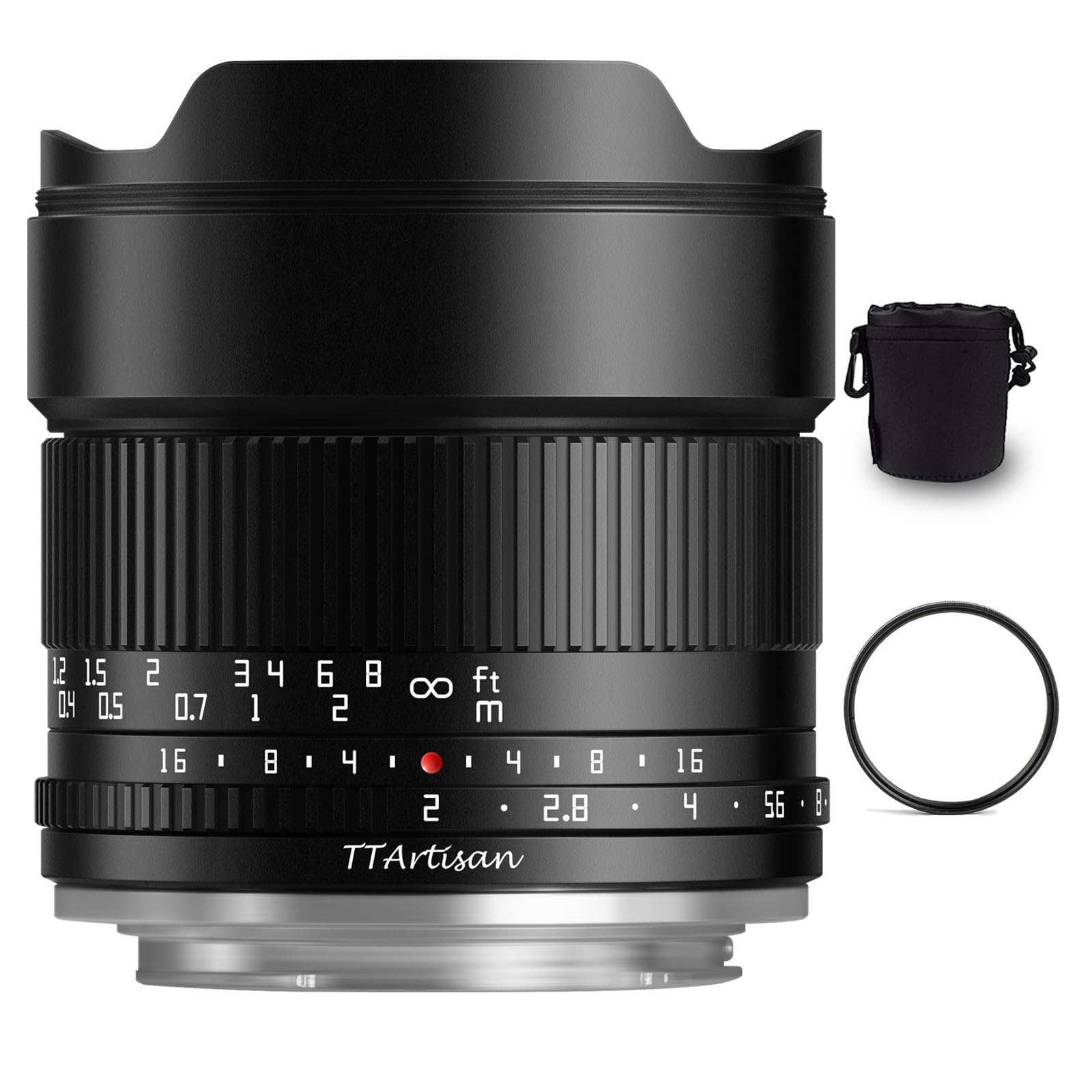 TTARTISAN 10mm F2 APS-C Ultra Wide Large Aperture Manual Focus Lens for Fuji X-Mount X-A2 X-A3 X-A5 X-A7 X-M1 X-M2 X-H1 X-T10